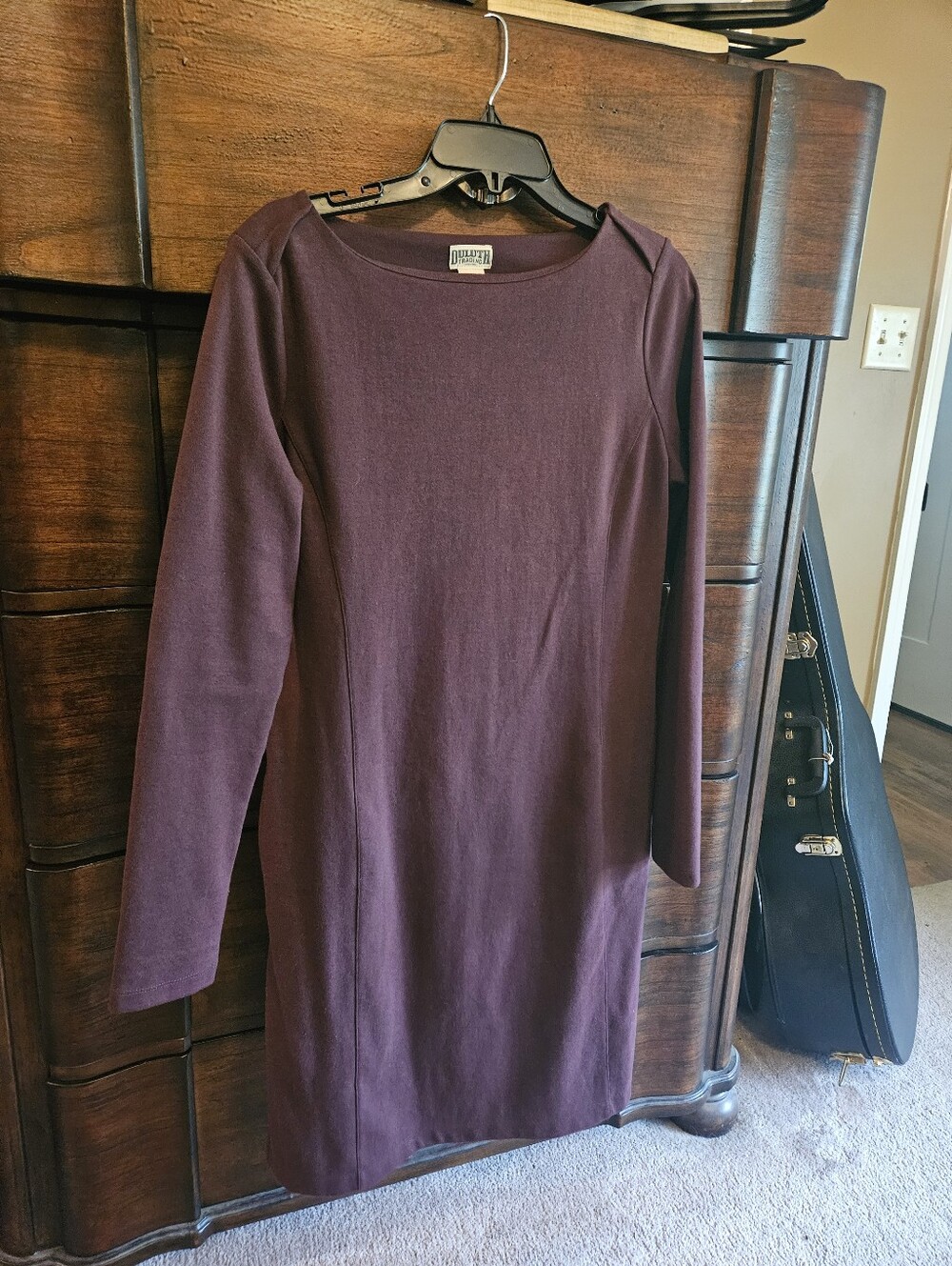 Duluth Trading Co. Maroon Dress - Women's M